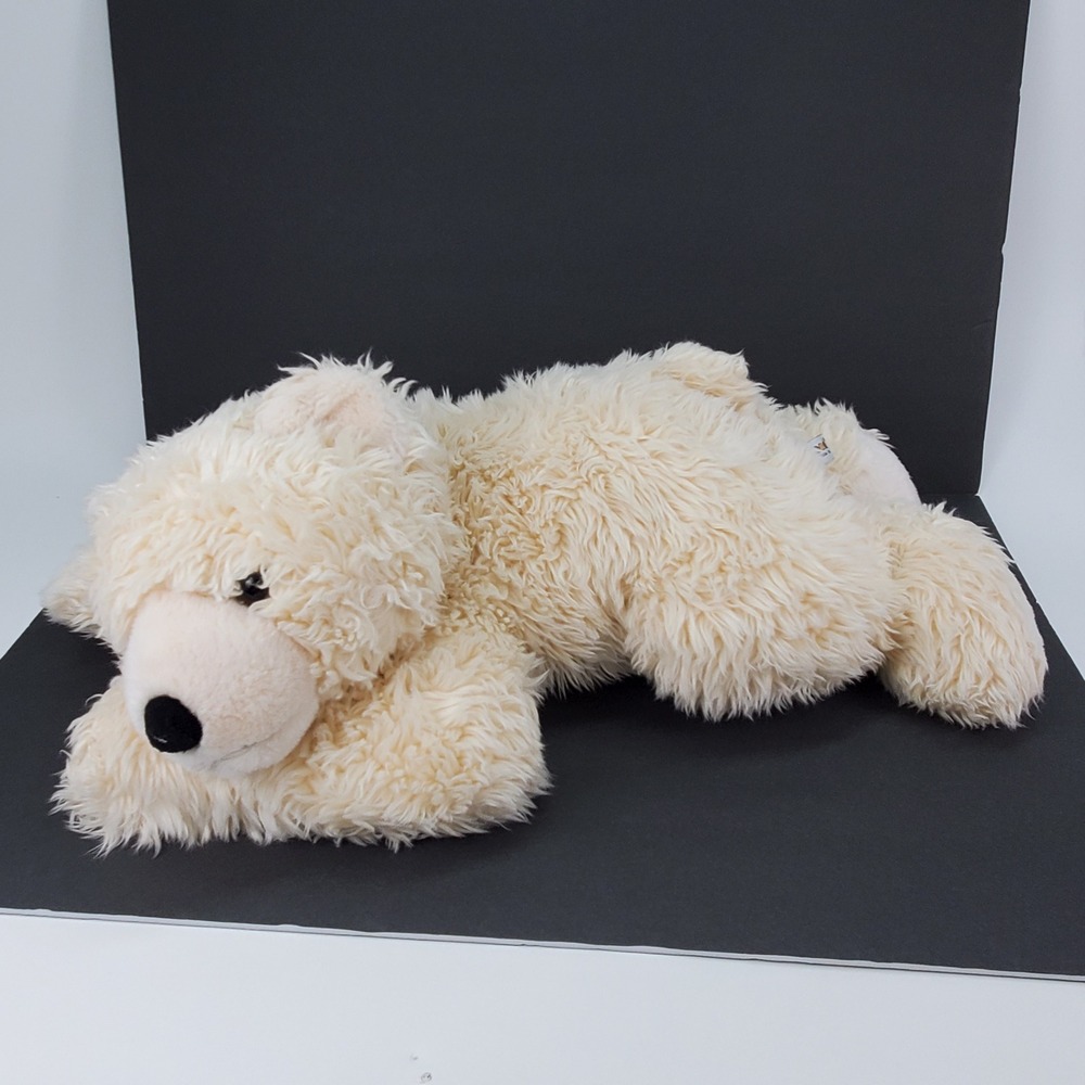 Aurora A&A Plush Polar Bear Large 25 Inch Cream Floppy Stuffed Animal Toy
